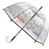 Parapluie transparent Paris Skyline